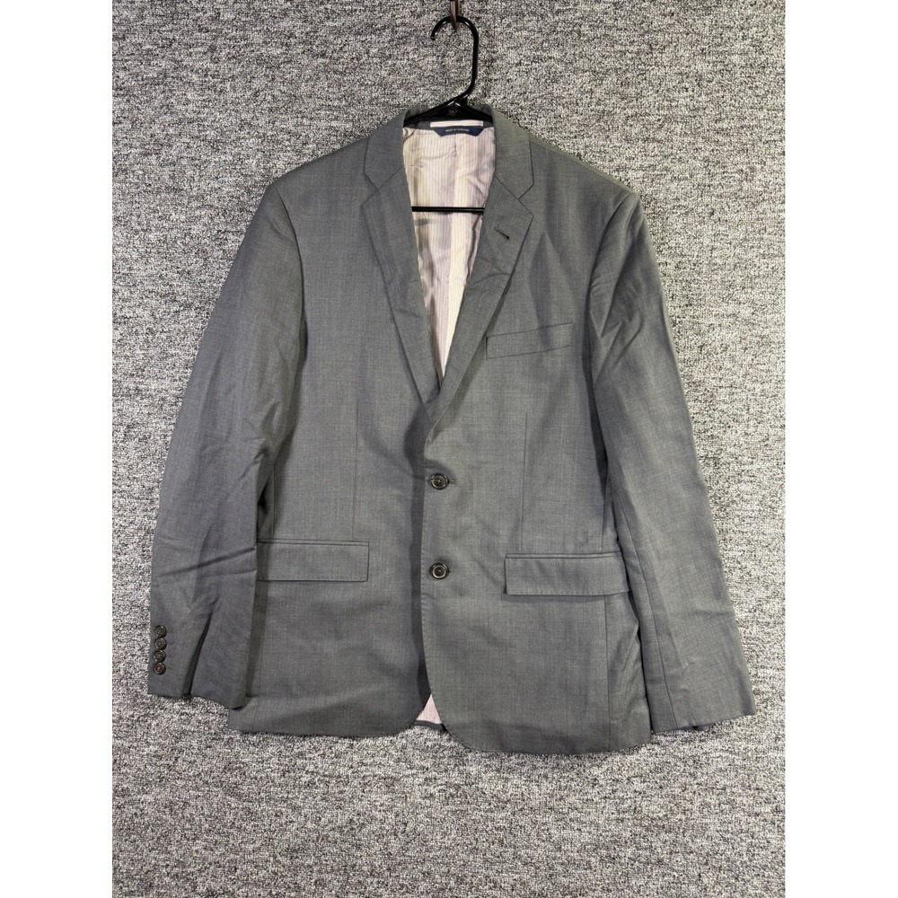 Brooks Brothers Red Fleece Mens 40R Grey Wool Two Button Blazer Sport Coat